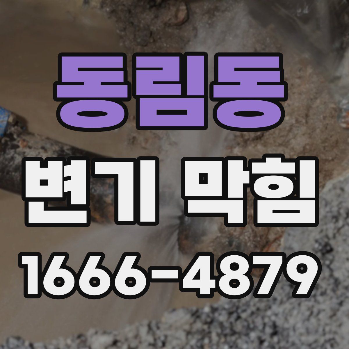 동림동 변기 막힘