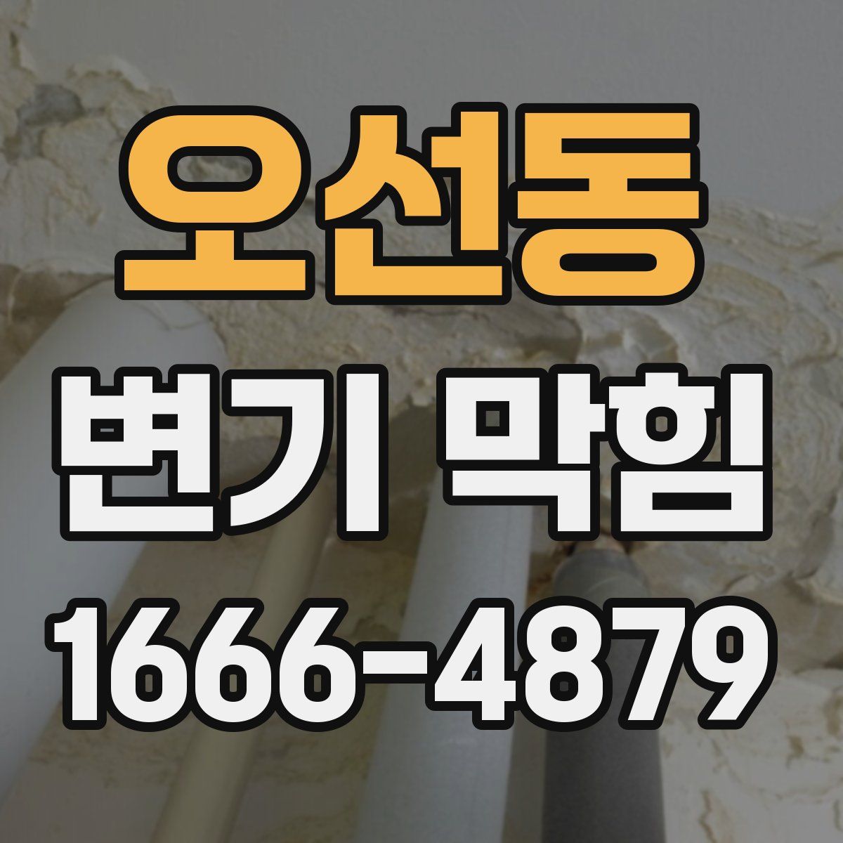 오선동 변기 막힘