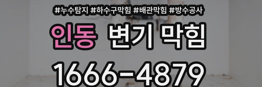 인동 변기 막힘