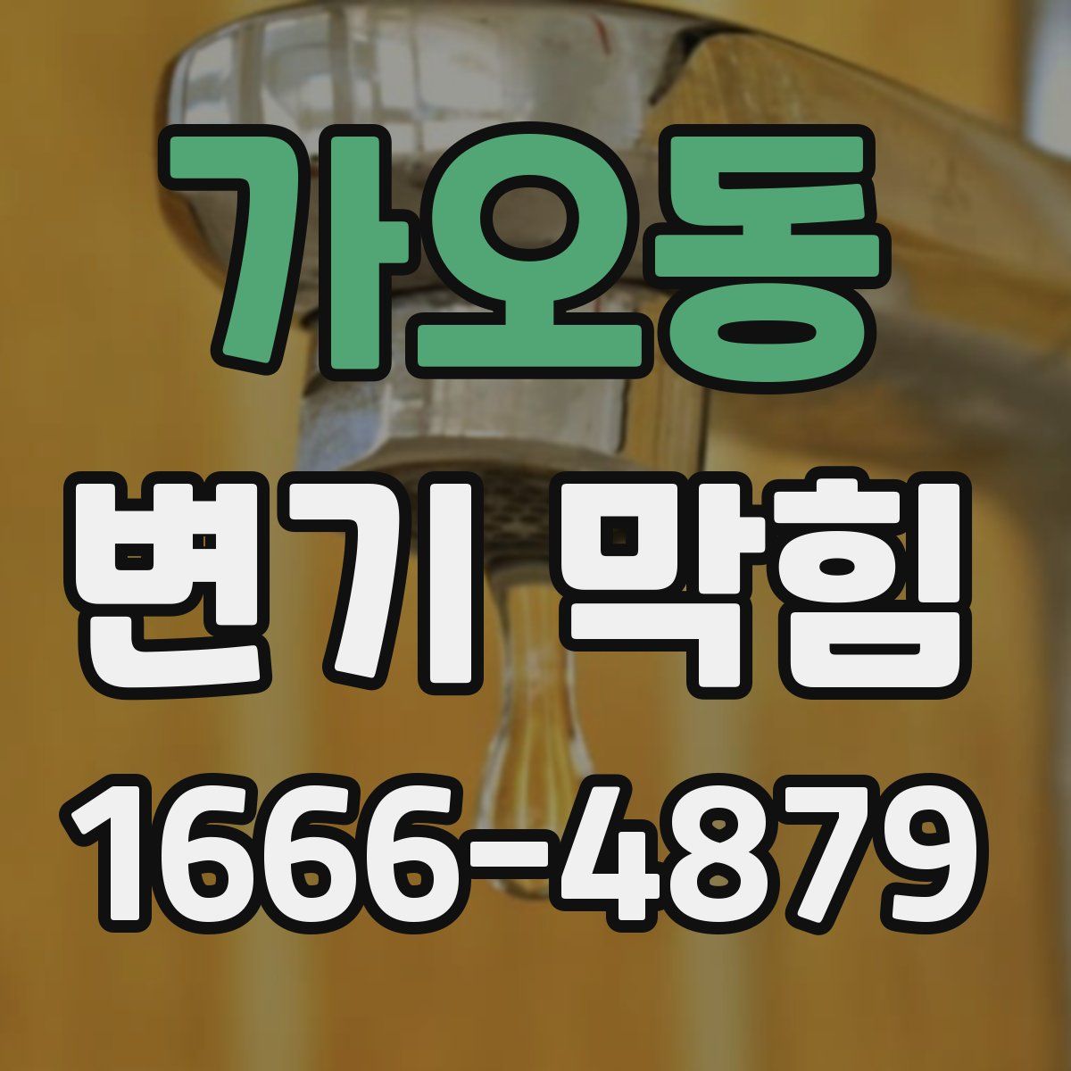 가오동 변기 막힘