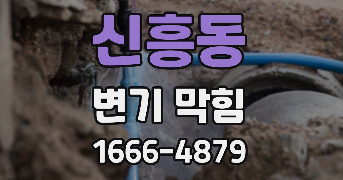 신흥동 변기 막힘