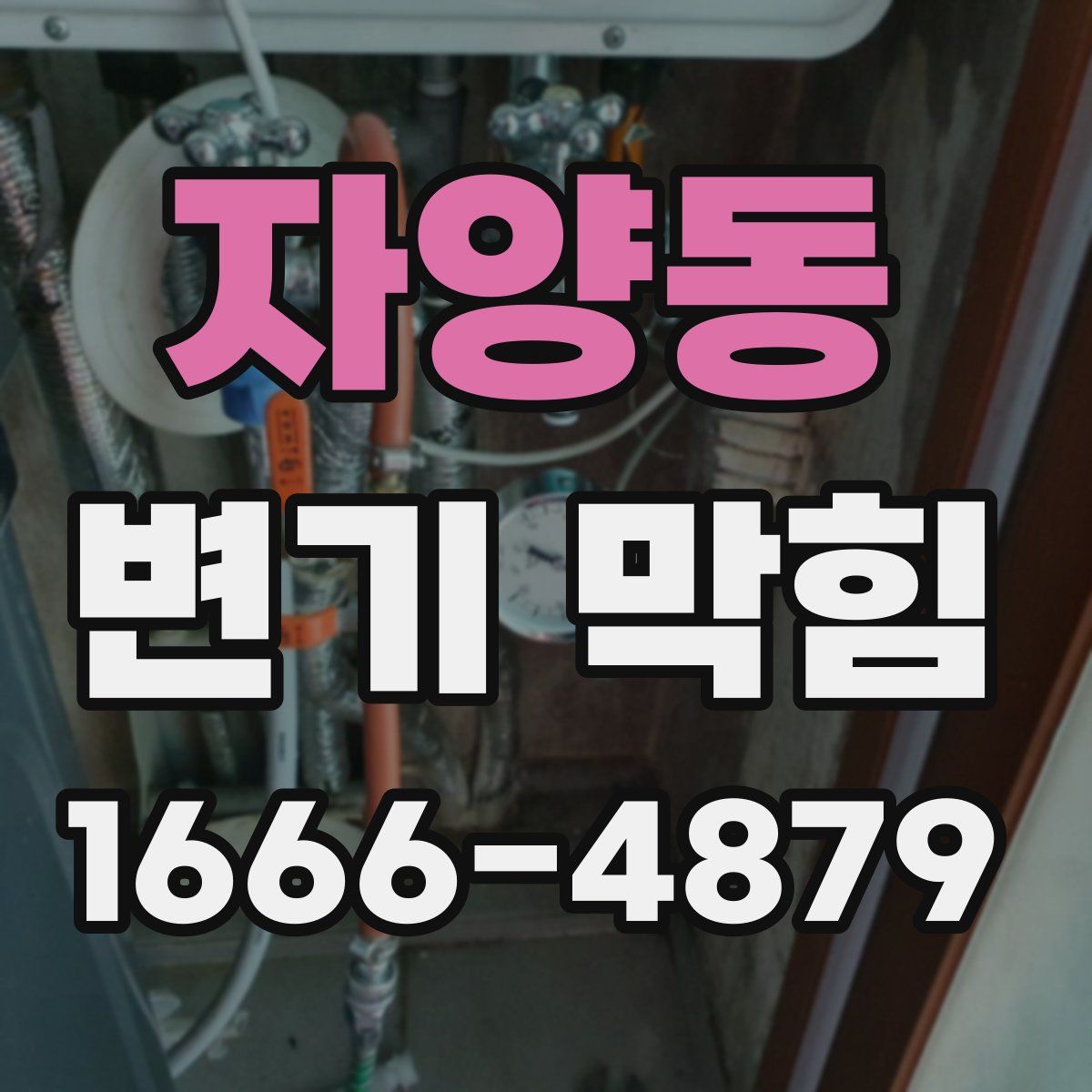 자양동 변기 막힘