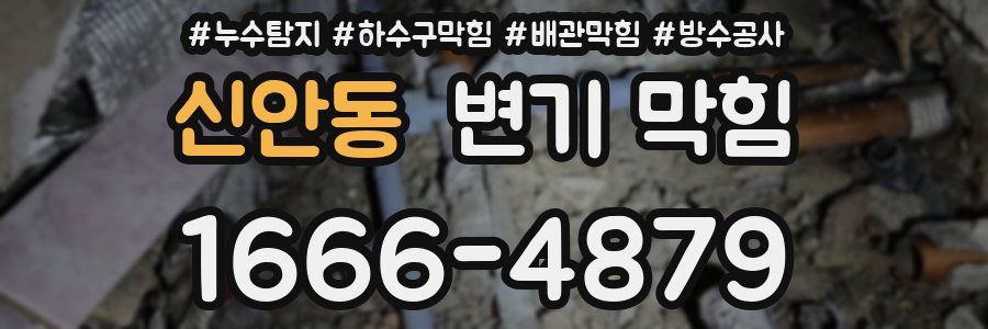 신안동 변기 막힘