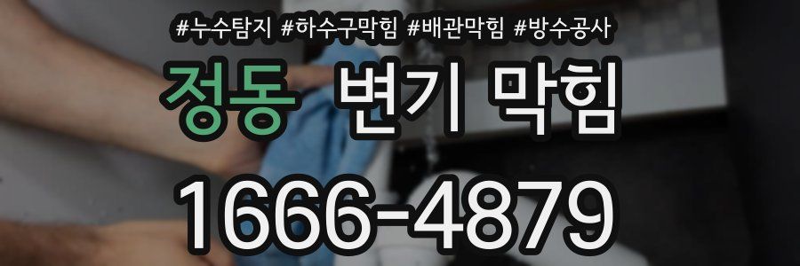 정동 변기 막힘