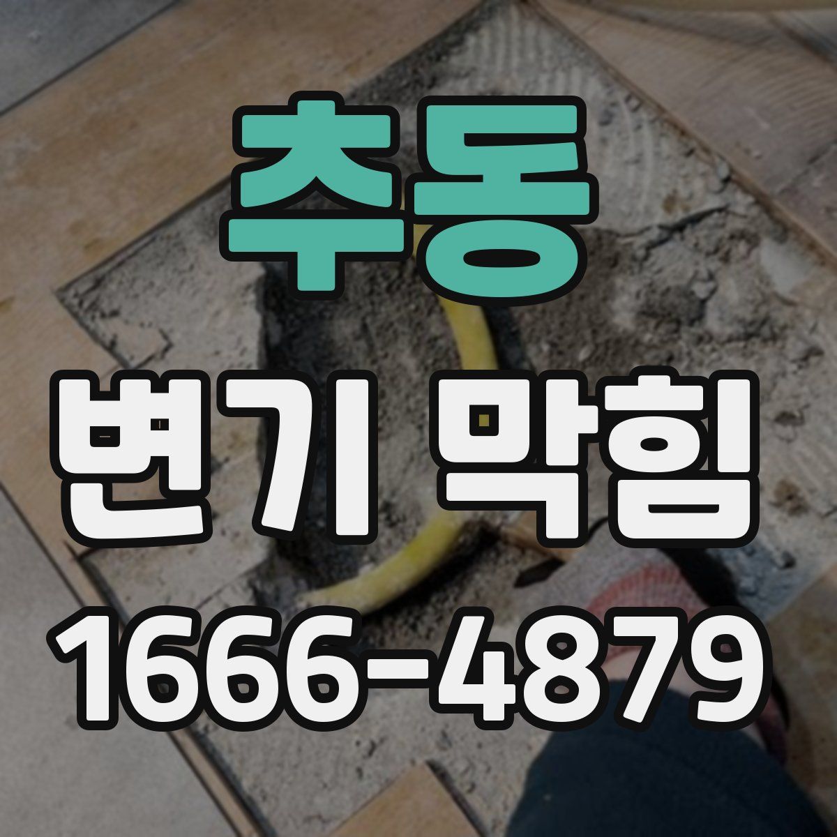 추동 변기 막힘
