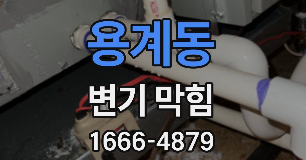 용계동 변기 막힘