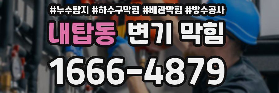 내탑동 변기 막힘