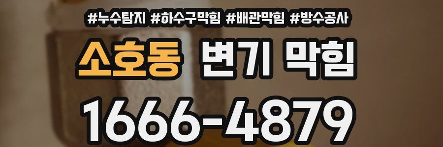 소호동 변기 막힘