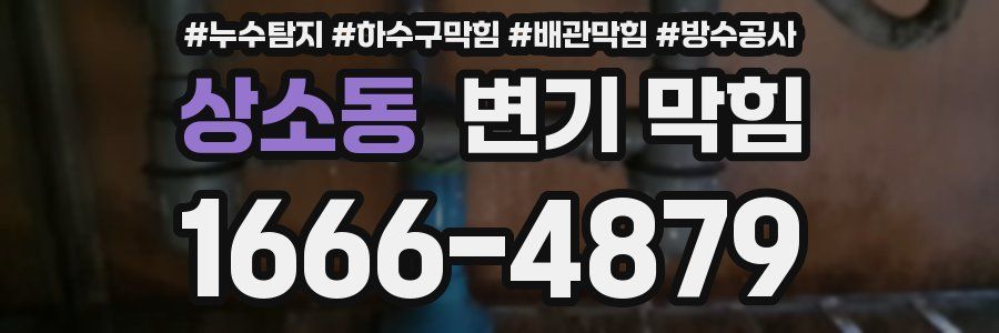상소동 변기 막힘