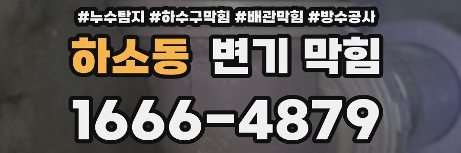 하소동 변기 막힘