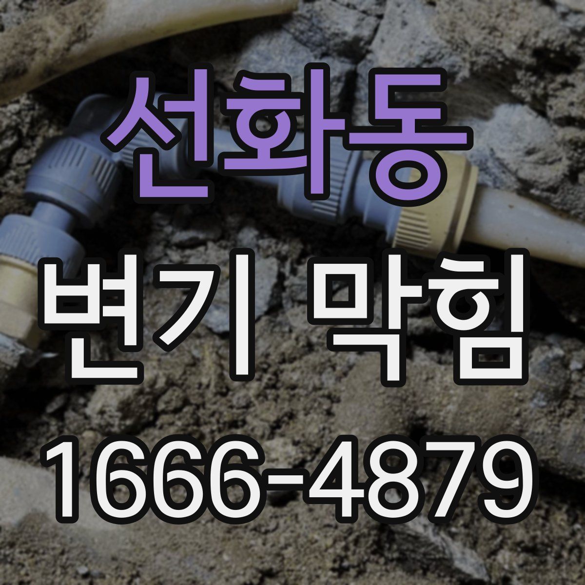 선화동 변기 막힘