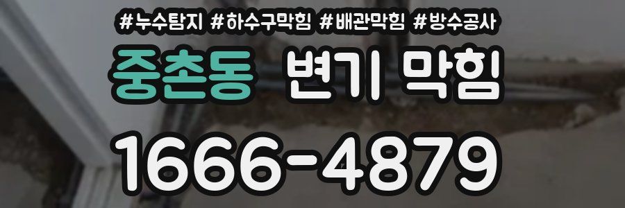 중촌동 변기 막힘