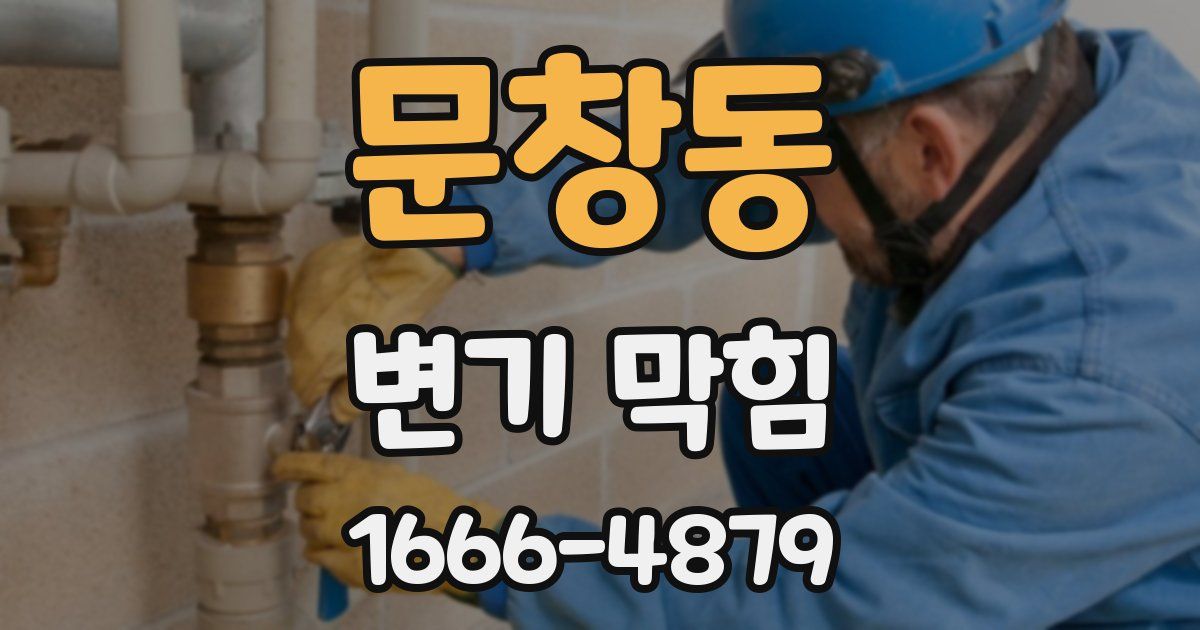 문창동 변기 막힘