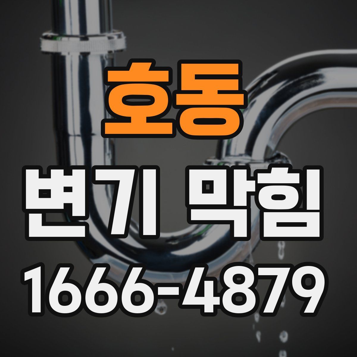 호동 변기 막힘