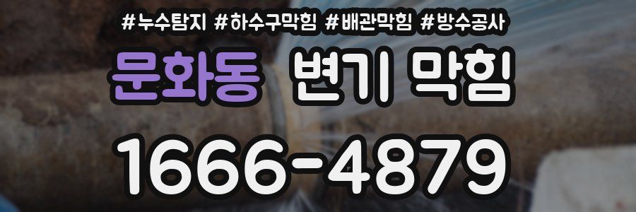 문화동 변기 막힘