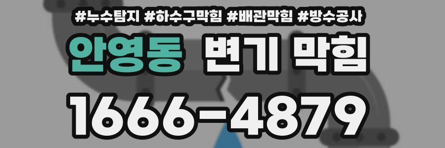 안영동 변기 막힘