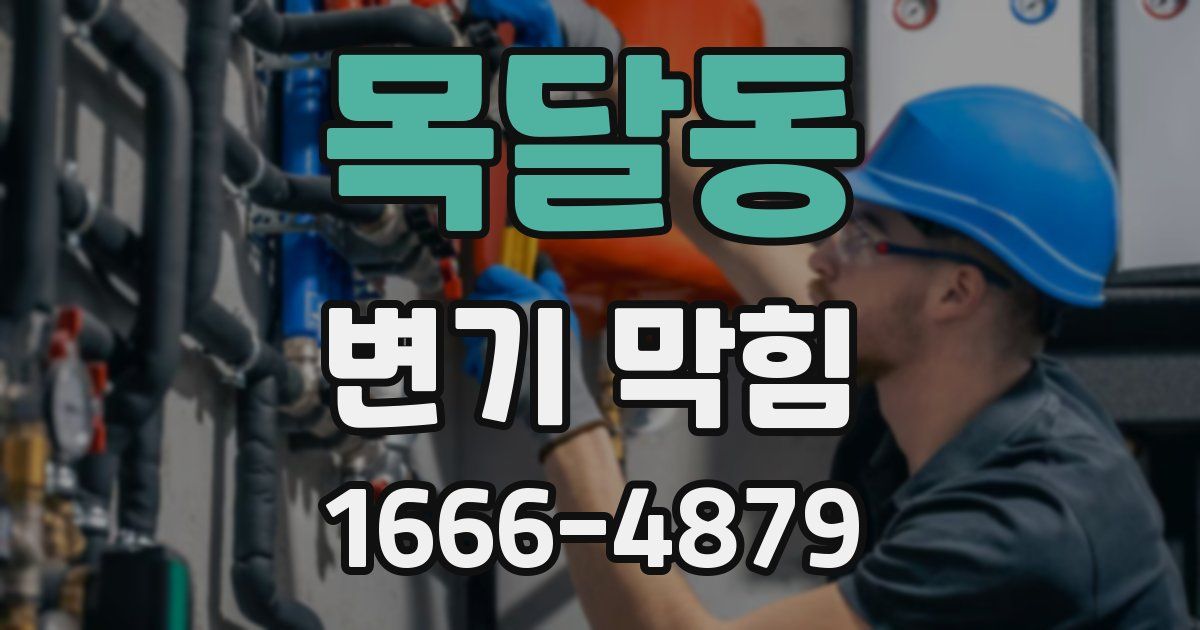 목달동 변기 막힘