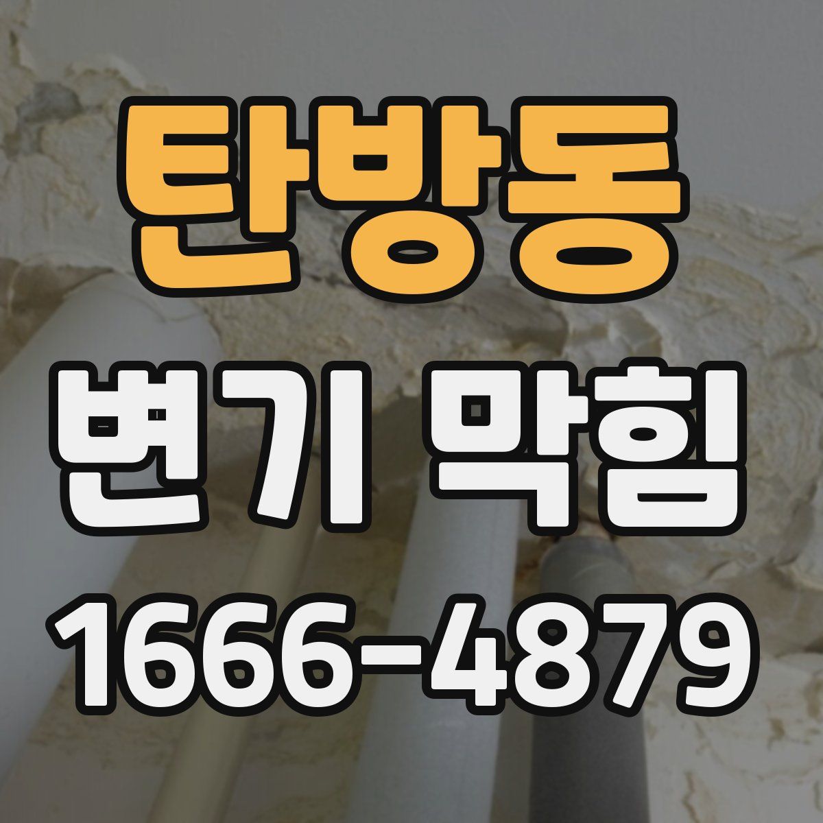 탄방동 변기 막힘