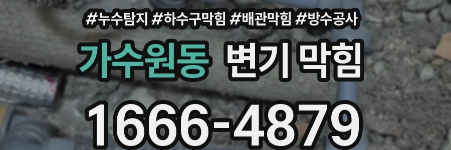 가수원동 변기 막힘