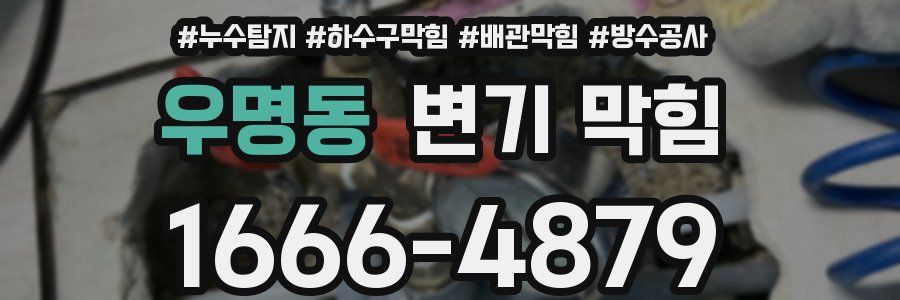 우명동 변기 막힘