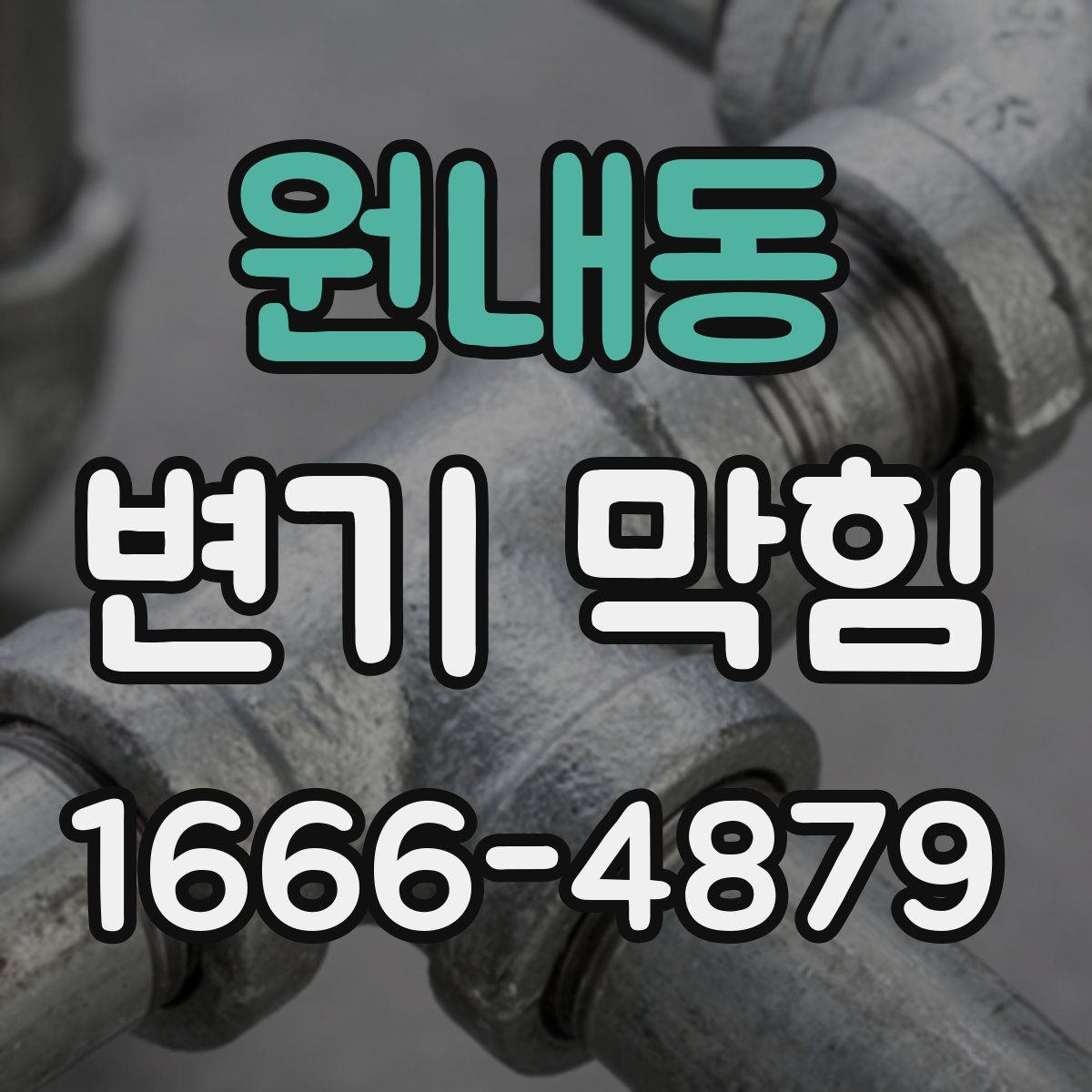 원내동 변기 막힘