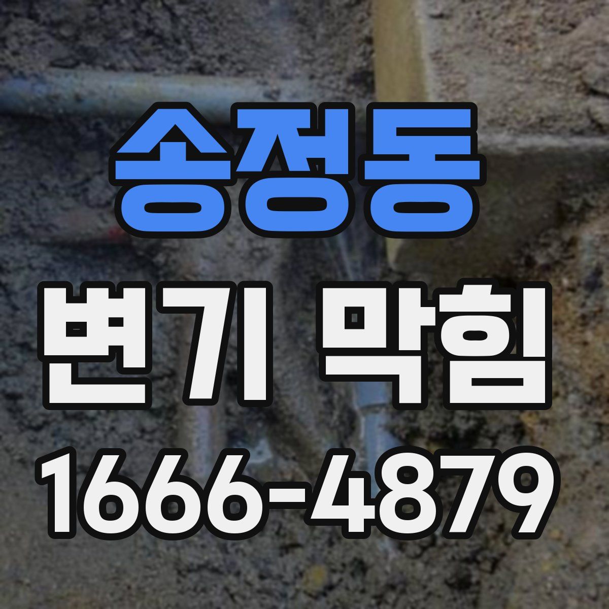 송정동 변기 막힘