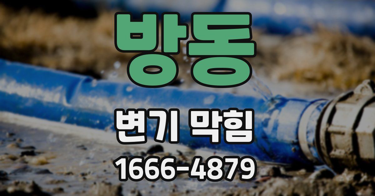 방동 변기 막힘