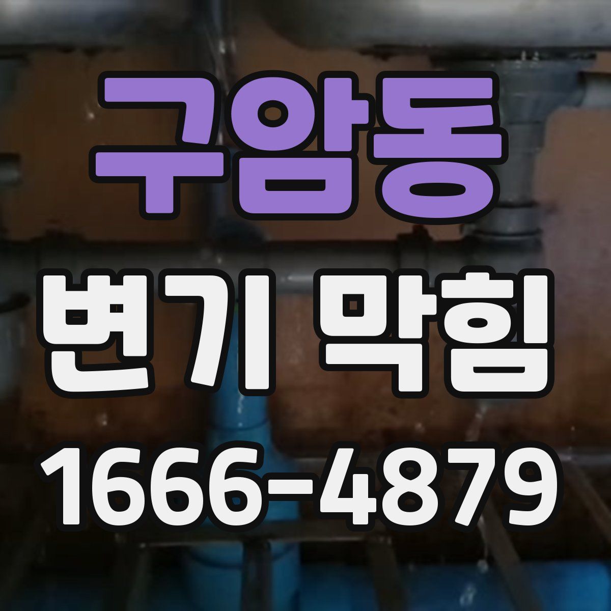 구암동 변기 막힘