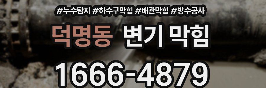 덕명동 변기 막힘