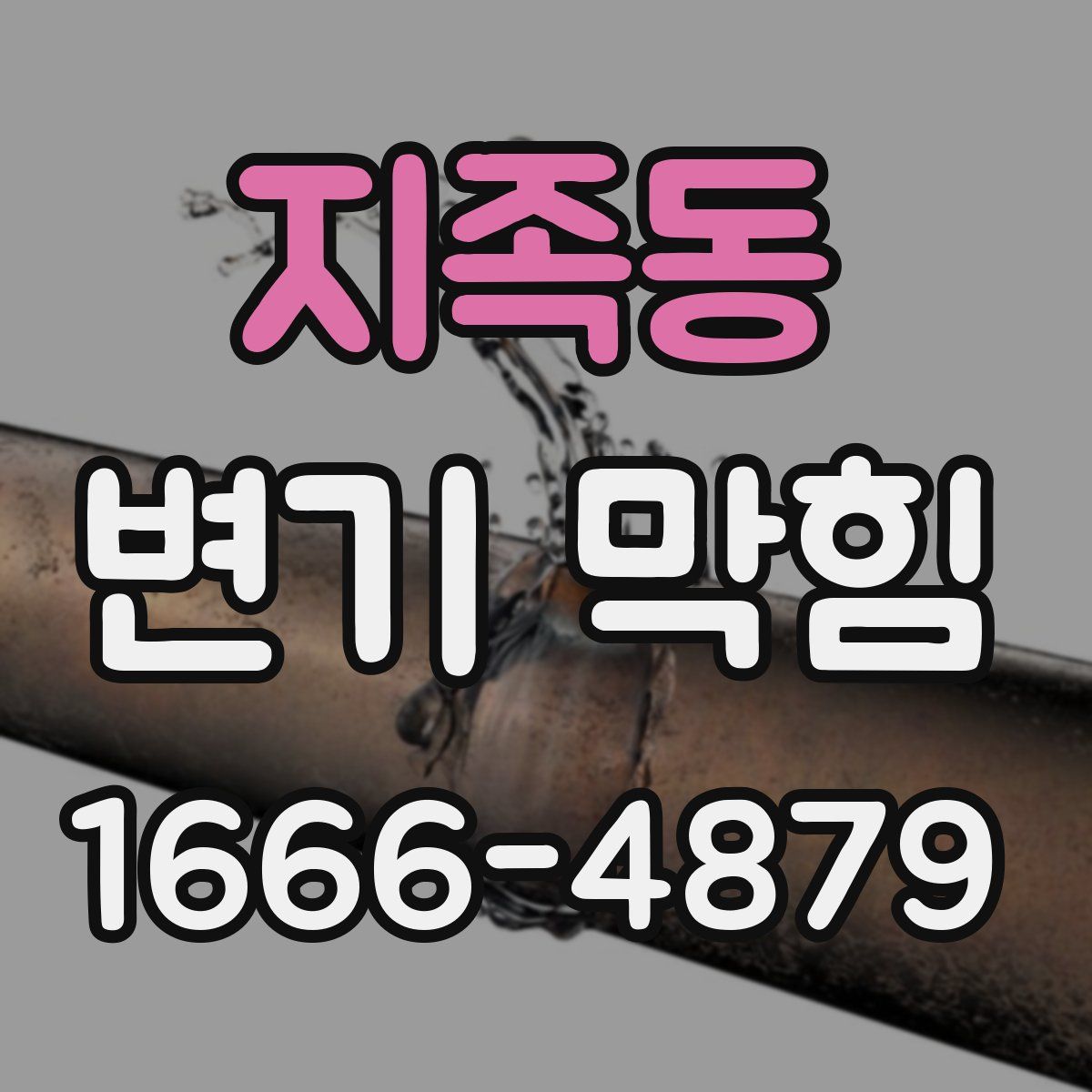 지족동 변기 막힘
