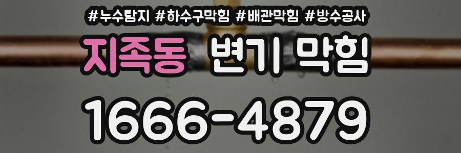 지족동 변기 막힘