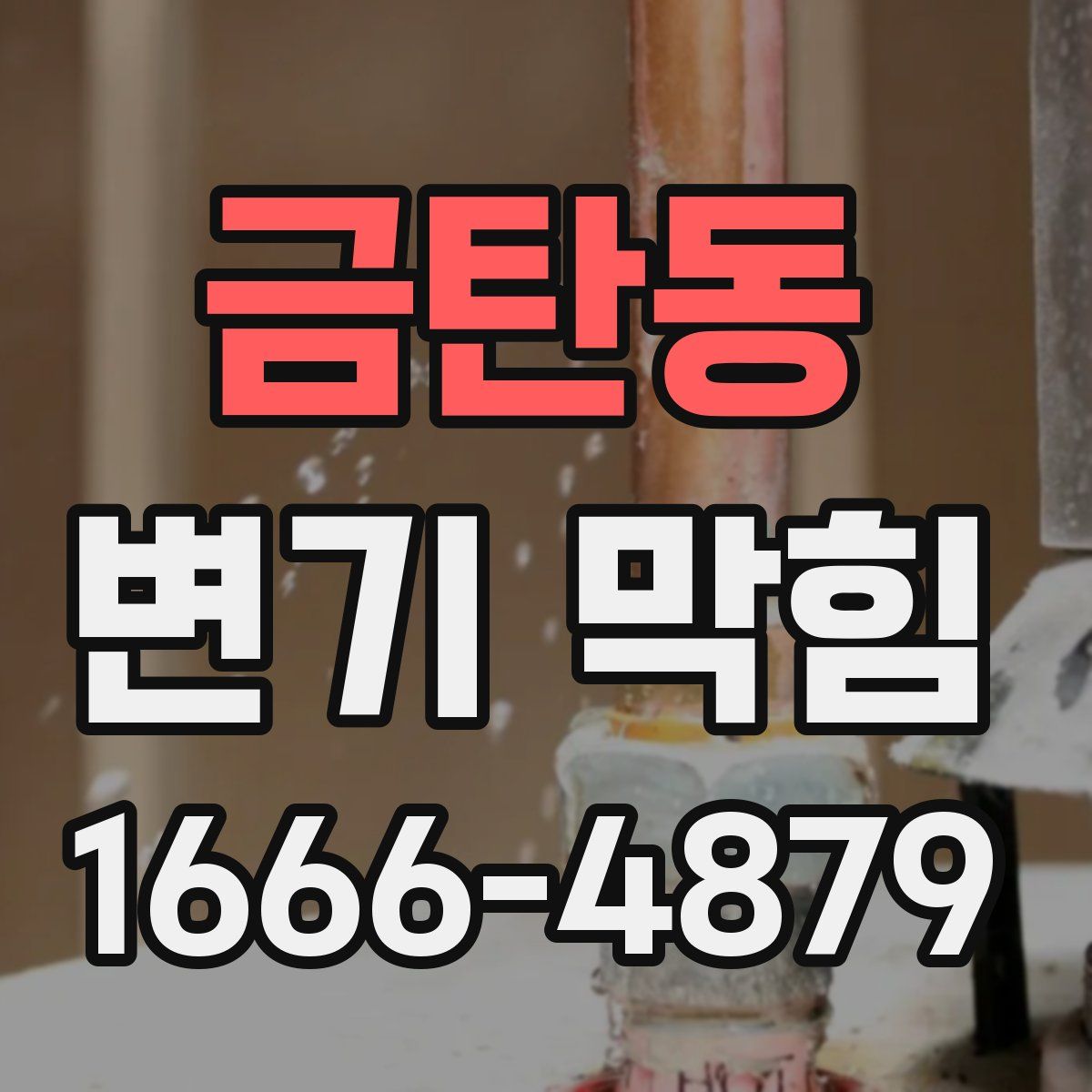 금탄동 변기 막힘