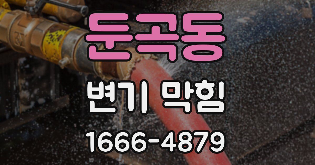 둔곡동 변기 막힘