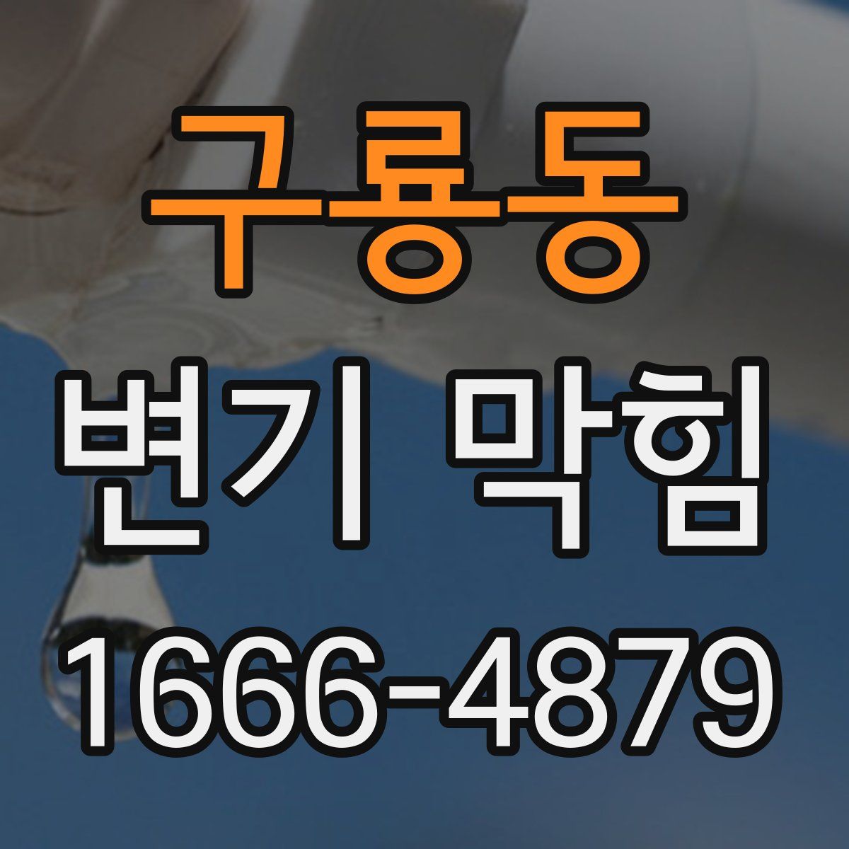 구룡동 변기 막힘