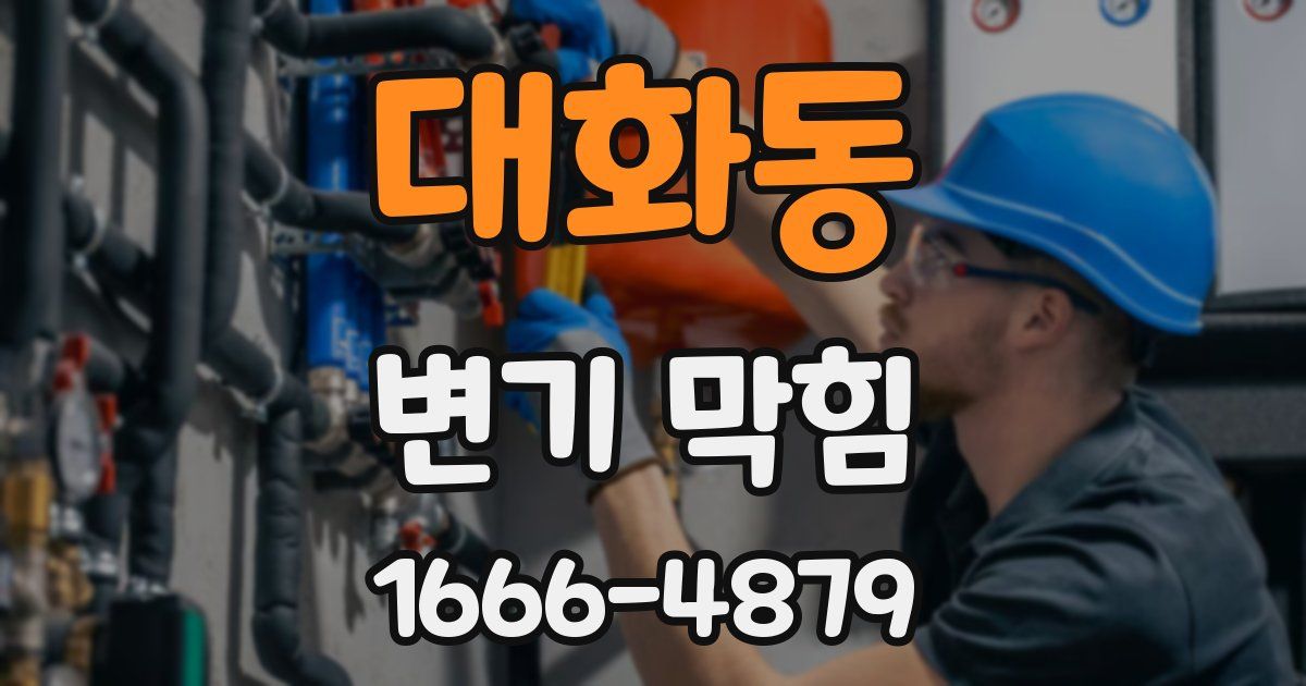 대화동 변기 막힘