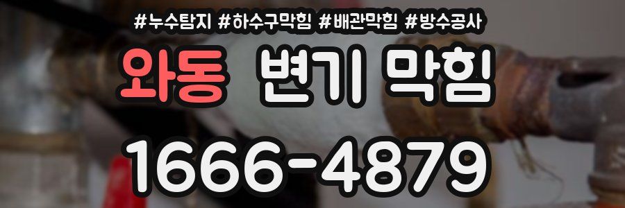 와동 변기 막힘