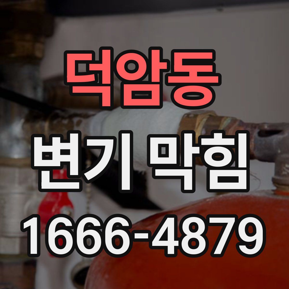 덕암동 변기 막힘