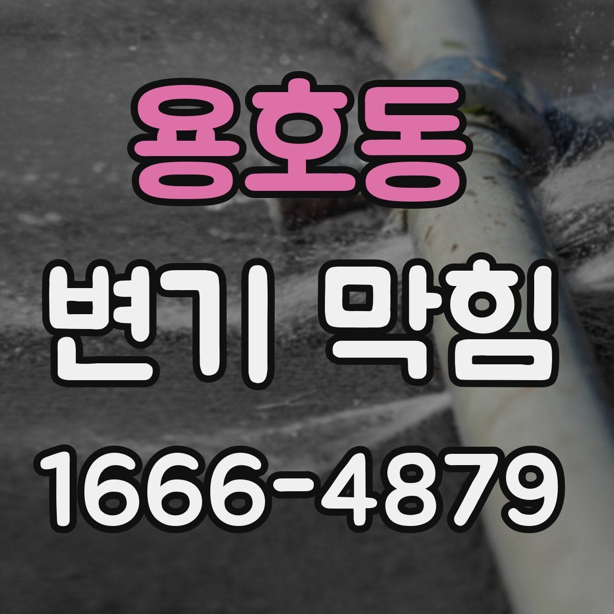 용호동 변기 막힘