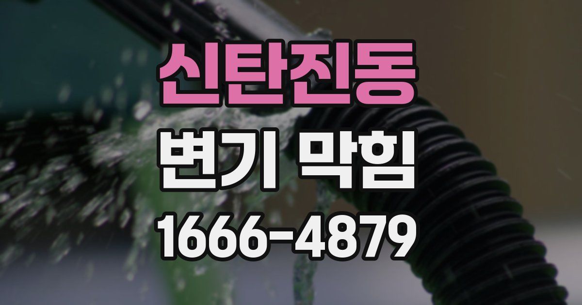 신탄진동 변기 막힘