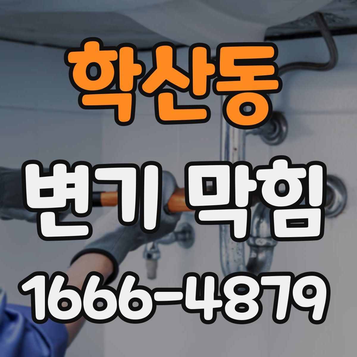 학산동 변기 막힘