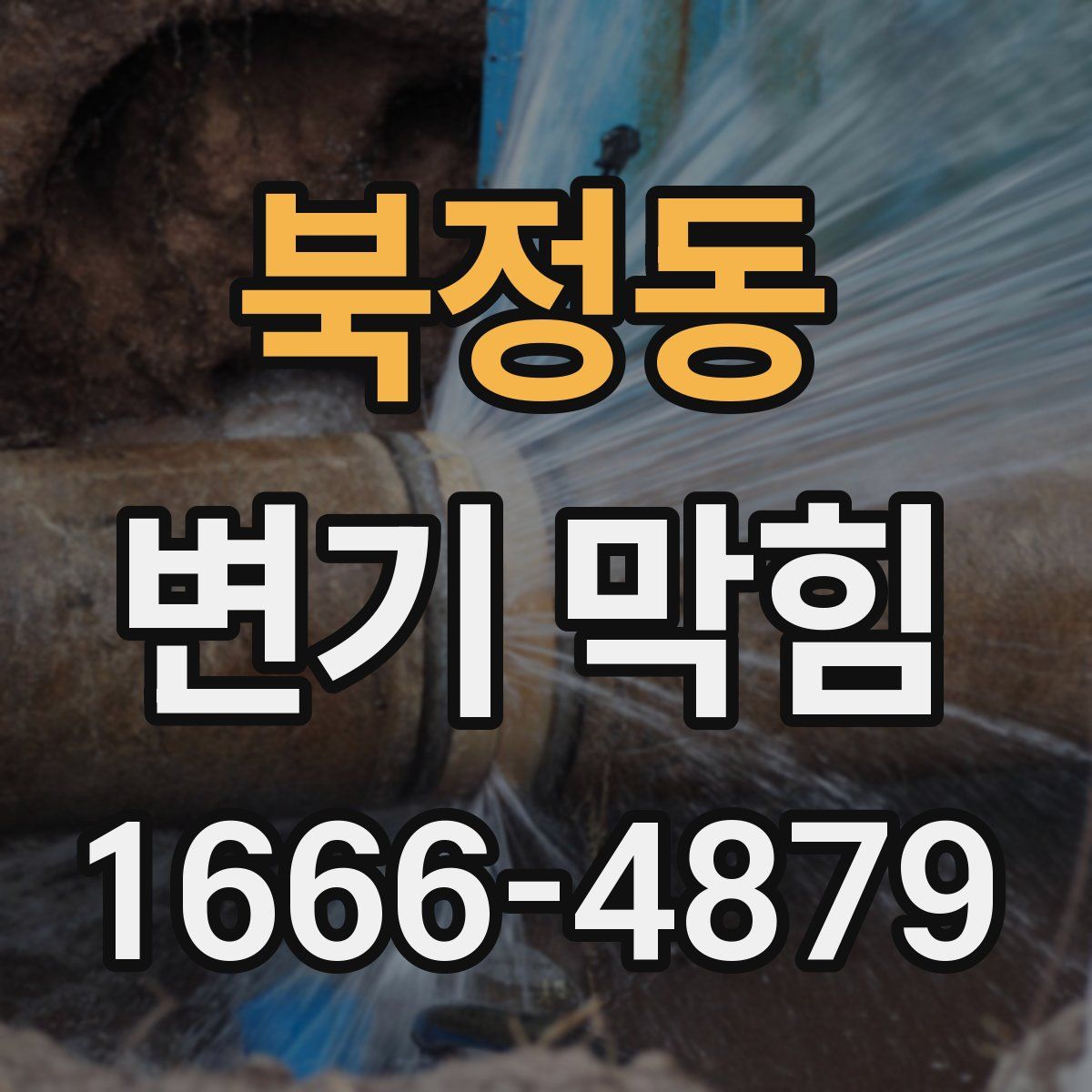 북정동 변기 막힘