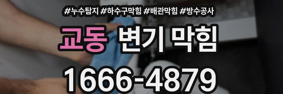 교동 변기 막힘