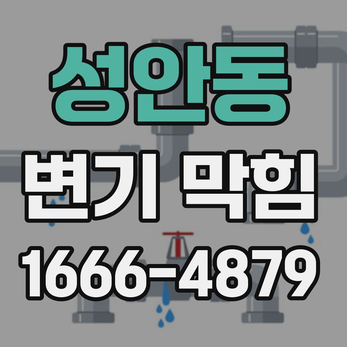 성안동 변기 막힘