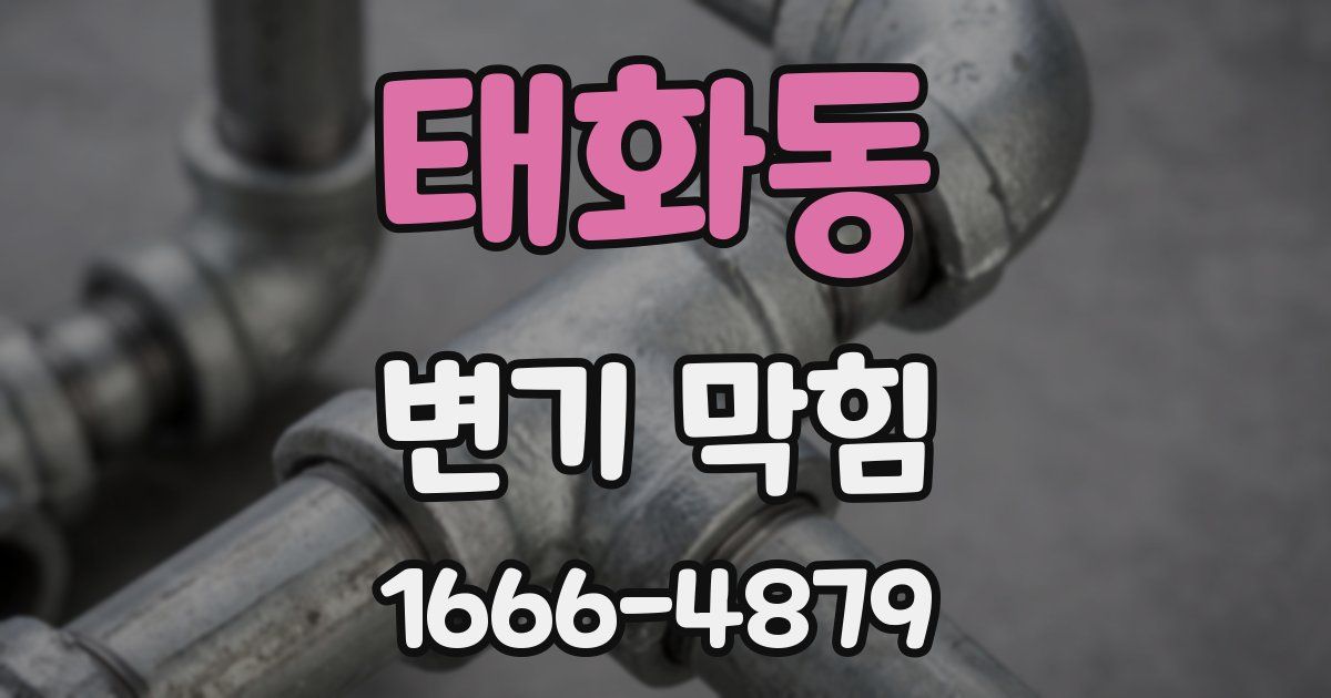 태화동 변기 막힘