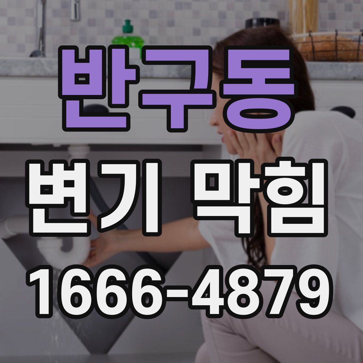 반구동 변기 막힘