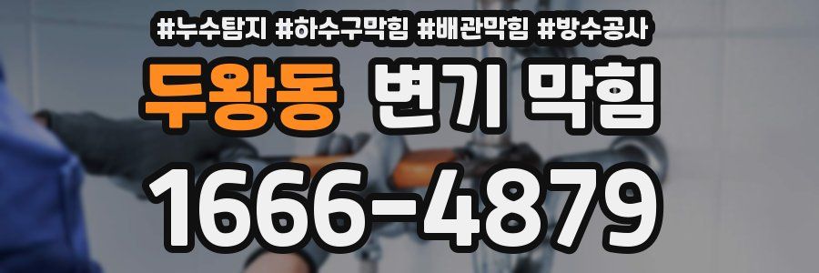 두왕동 변기 막힘