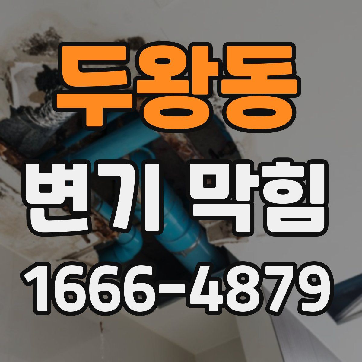 두왕동 변기 막힘