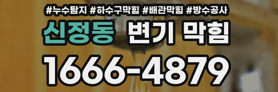 신정동 변기 막힘