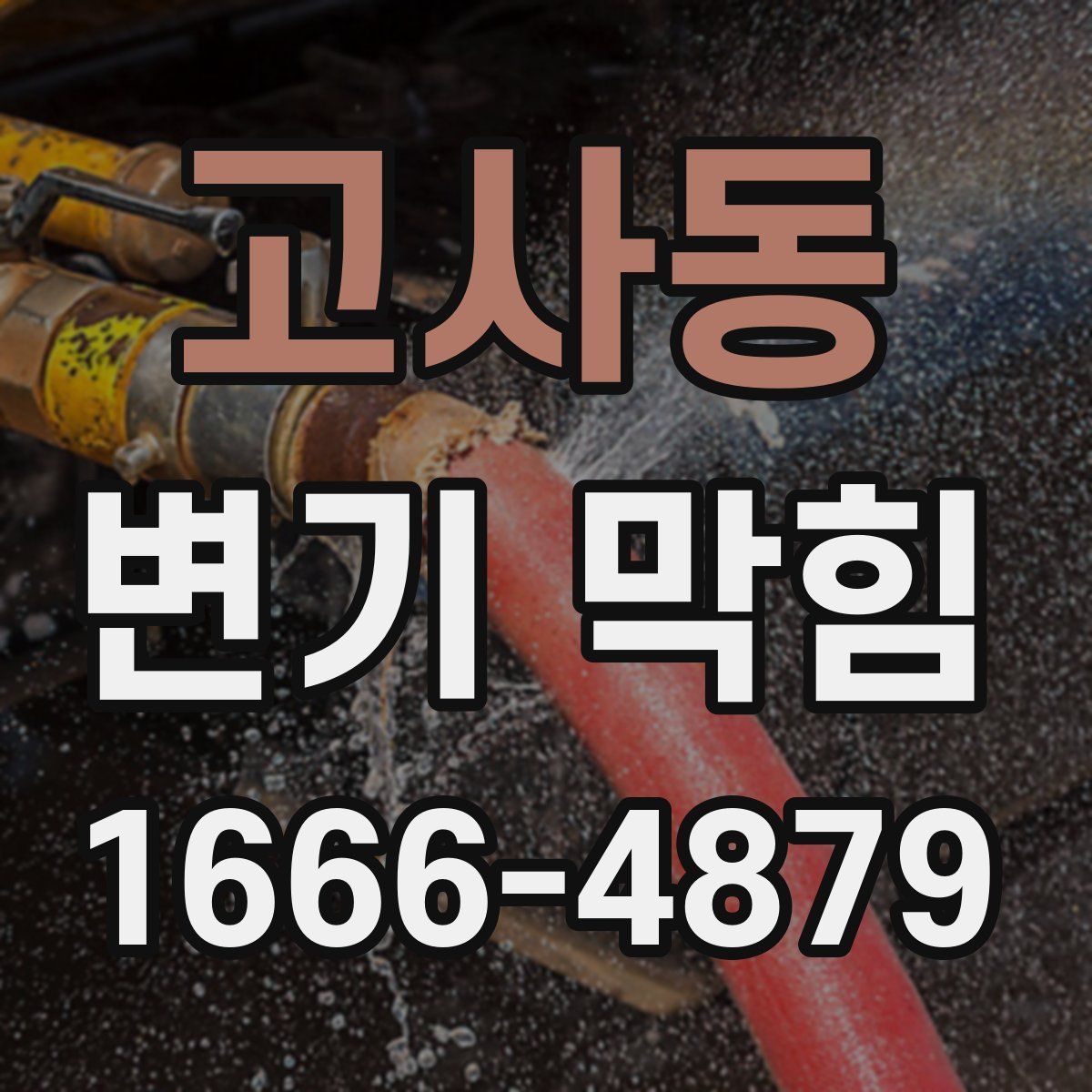 고사동 변기 막힘