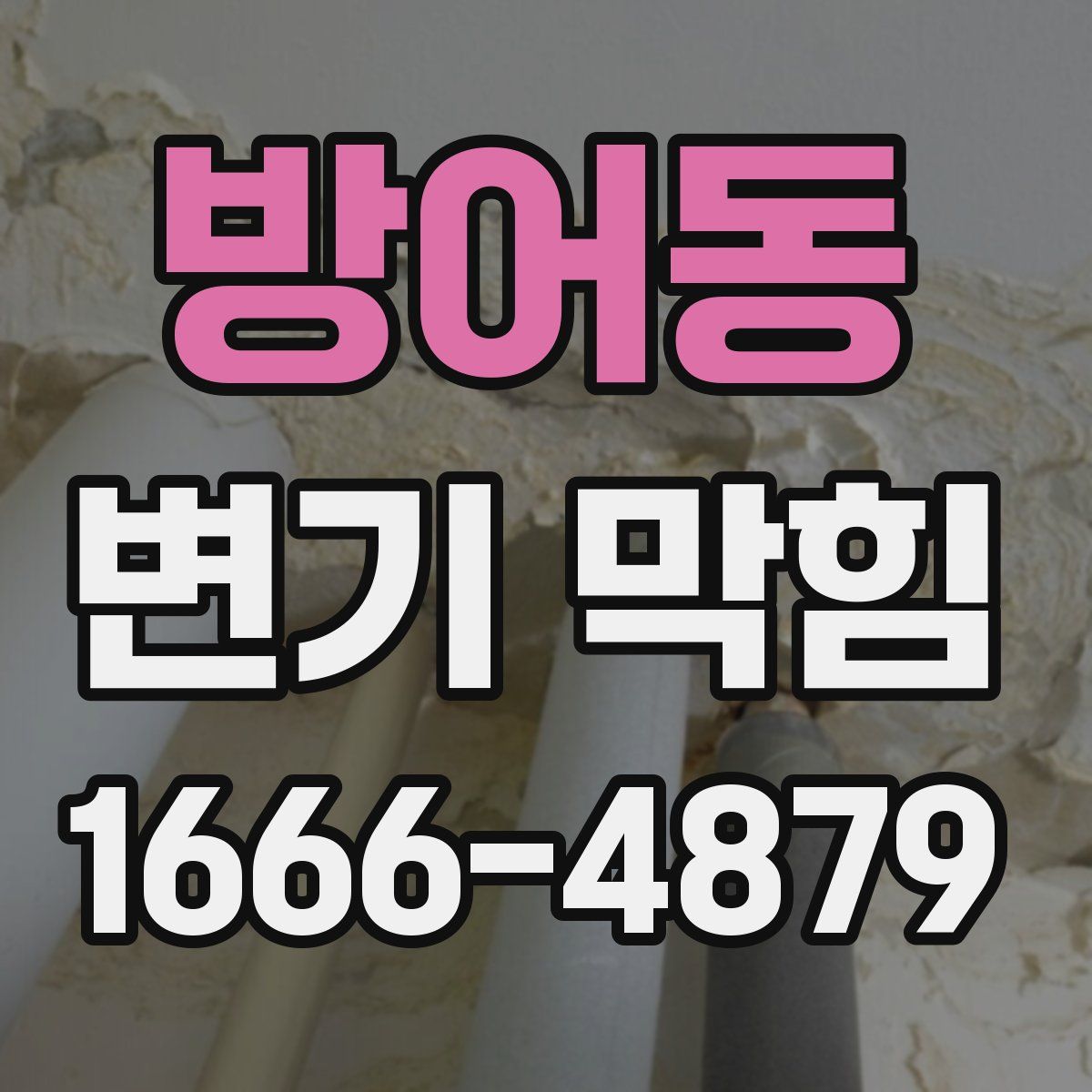 방어동 변기 막힘